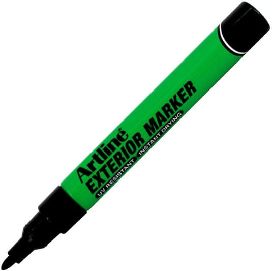 ปากกาเคมีงานภายนอก ARTLINE EXTERIOR MARKER 1.5 มม. สีดำ_0